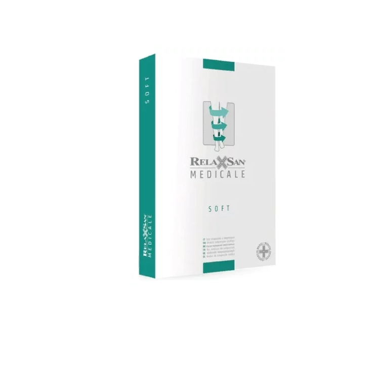 Колготы для беременных  RelaxSan Medicale Soft 2 кл. компр. /S/ черный (плотные) фото 2